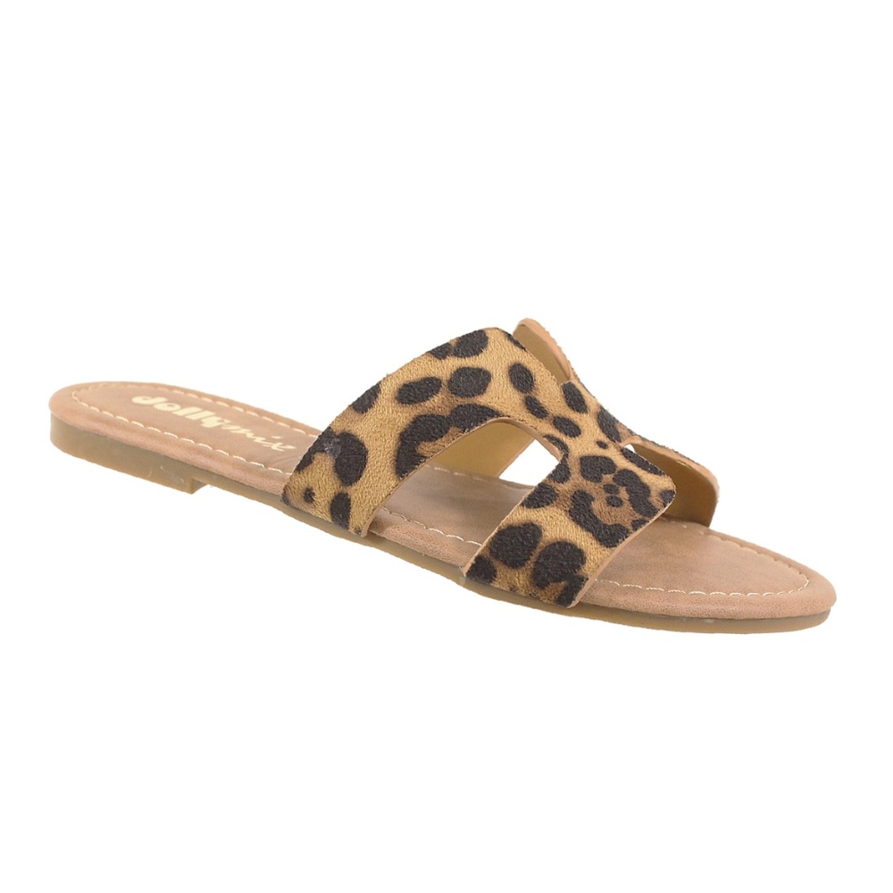 "Holly" Sandals - Leopard - Picture 4 of 4